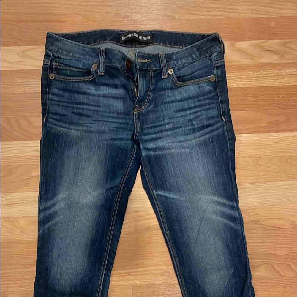 express low rise modern boyfriend jeans size 4